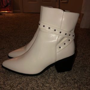 forever 21 white boots